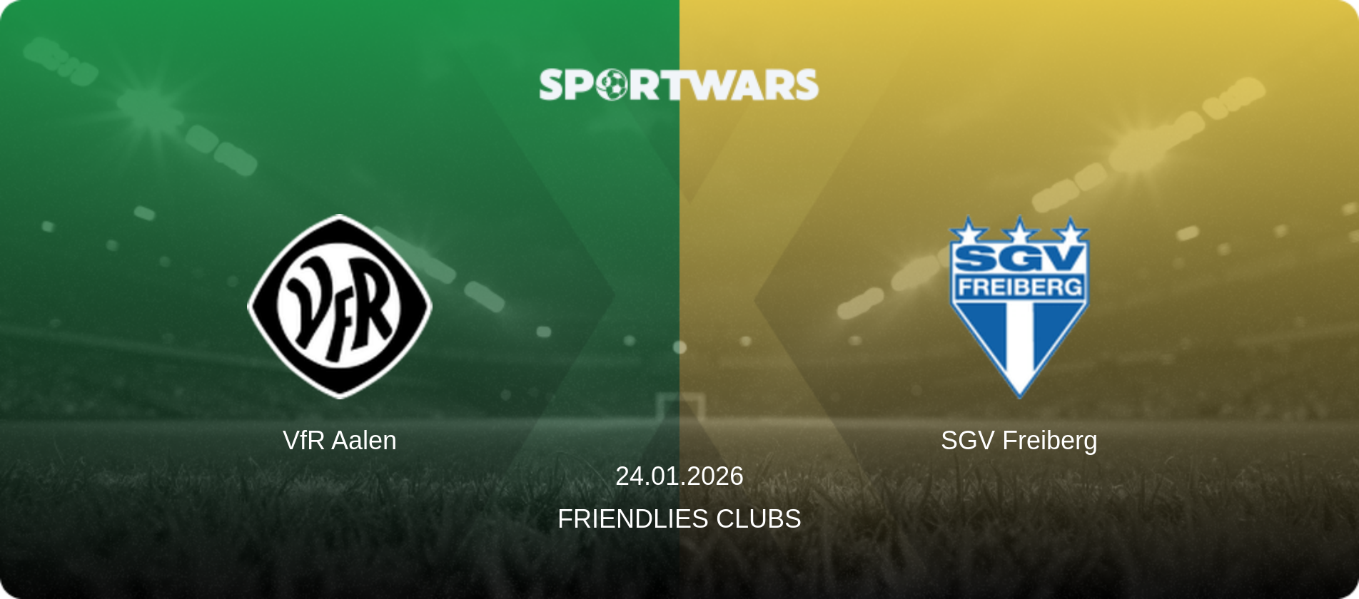 VfR Aalen — SGV Freiberg, 24.01.2026 — Friendlies Clubs (match preview)