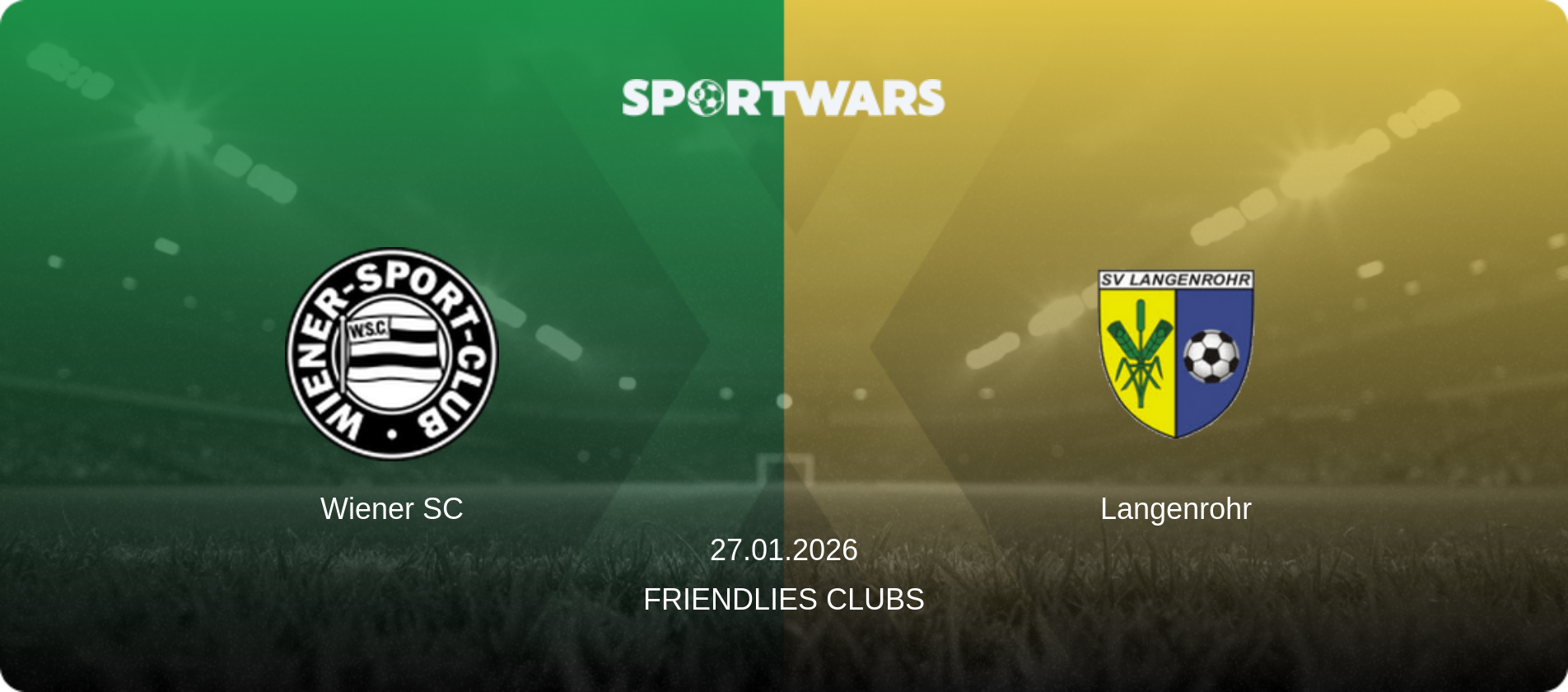 Wiener SC — Langenrohr, 27.01.2026 — Friendlies Clubs (match preview)