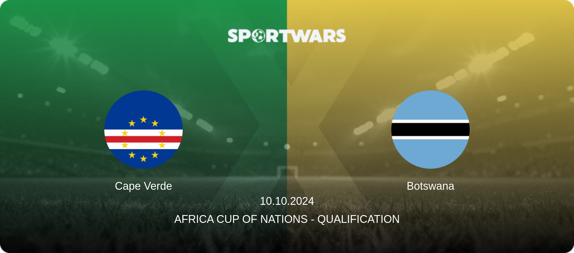 Cape Verde — Botswana, 10.10.2024 — Africa Cup of Nations - Qualification (match preview)