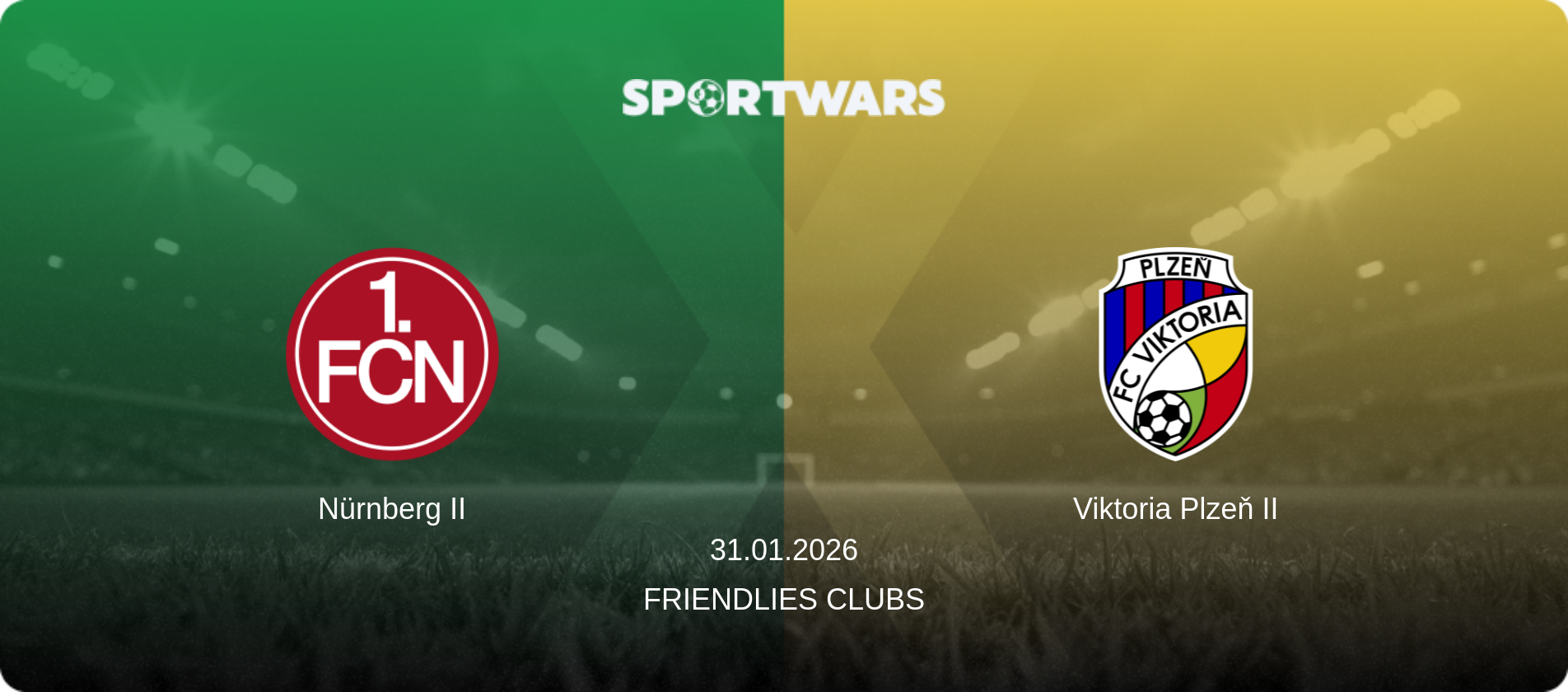 Nürnberg II — Viktoria Plzeň II, 31.01.2026 — Friendlies Clubs (match preview)