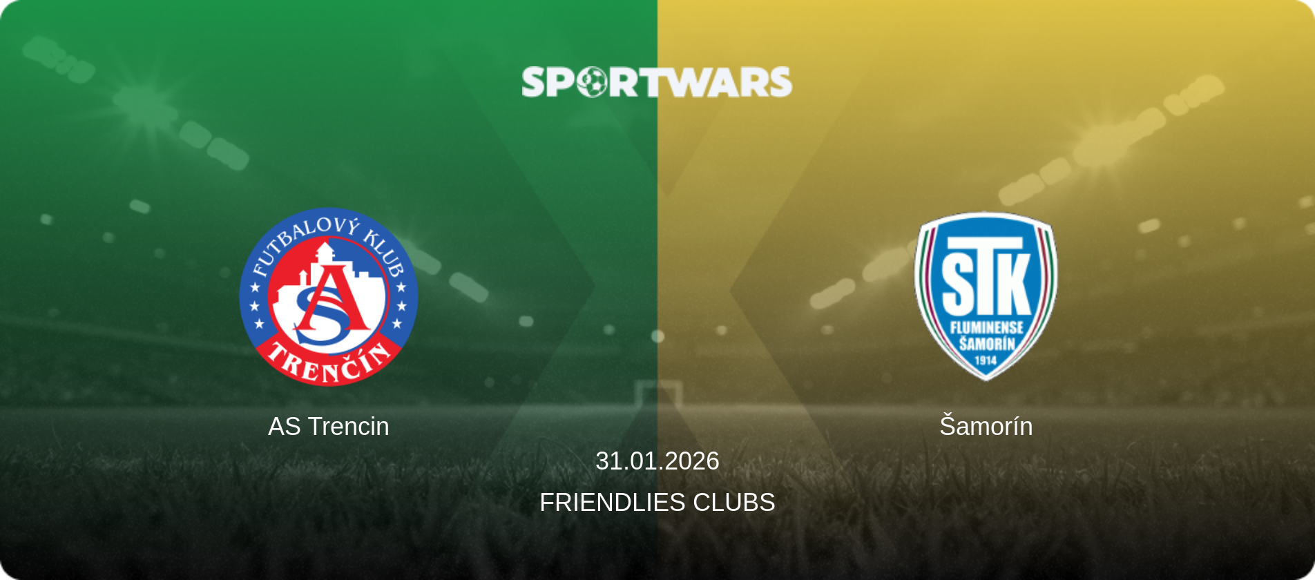 AS Trencin — Šamorín, 31.01.2026 — Friendlies Clubs (match preview)
