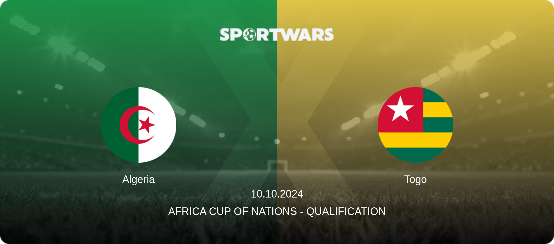 Algeria — Togo, 10.10.2024 — Africa Cup of Nations - Qualification (match preview)