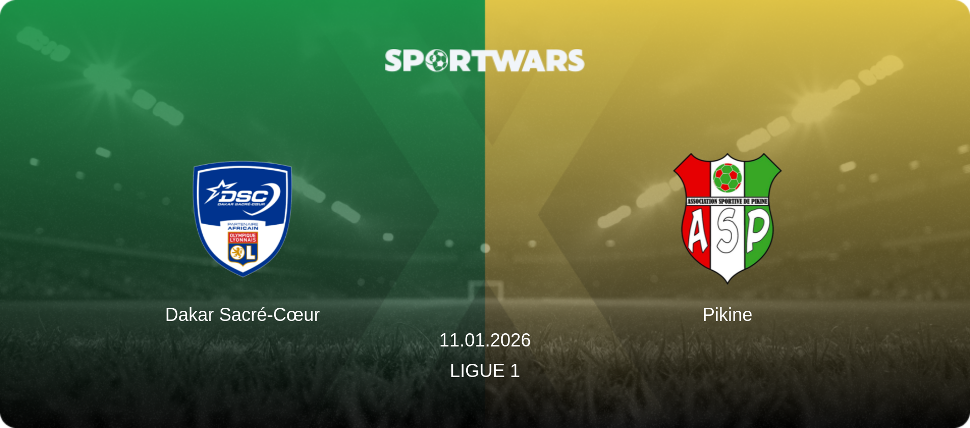 Dakar Sacré-Cœur — Pikine, 11.01.2026 — Ligue 1 (match preview)