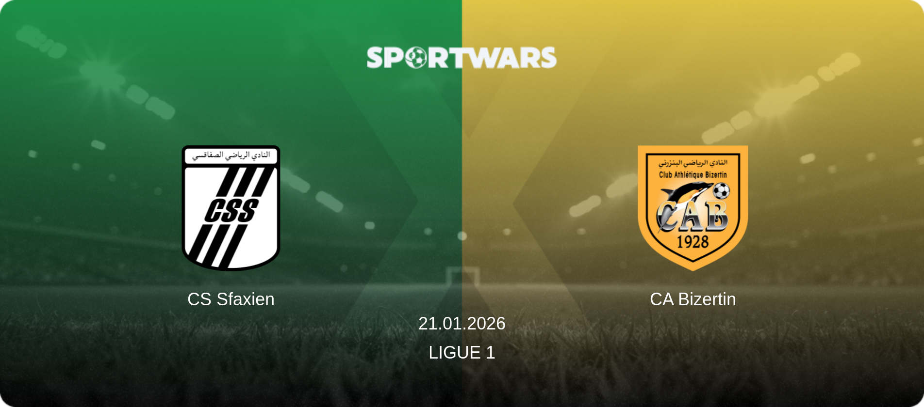 CS Sfaxien — CA Bizertin, 21.01.2026 — Ligue 1 (match preview)
