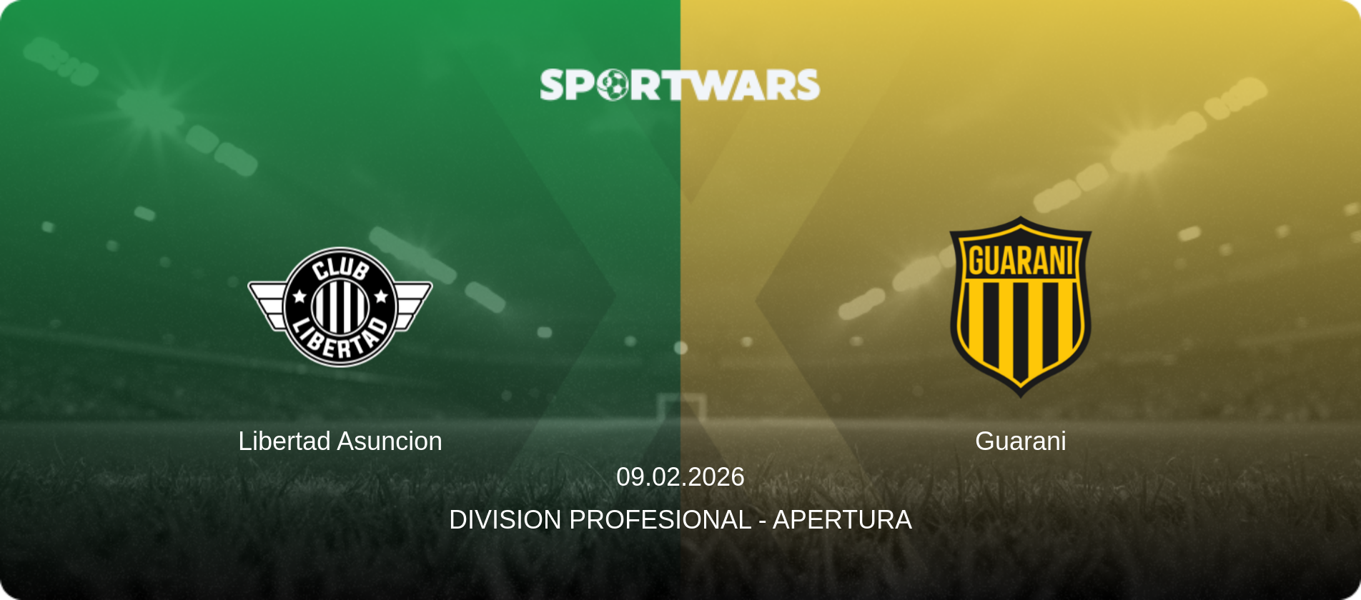 Libertad Asuncion — Guarani, 09.02.2026 — Division Profesional - Apertura (match preview)