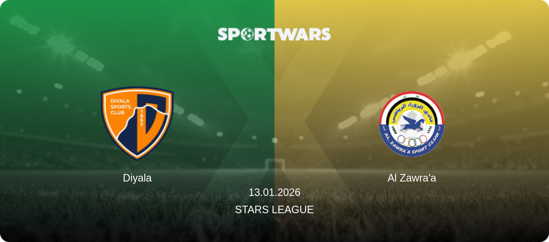 Diyala — Al Zawra'a, 13.01.2026 — Stars League (match preview)