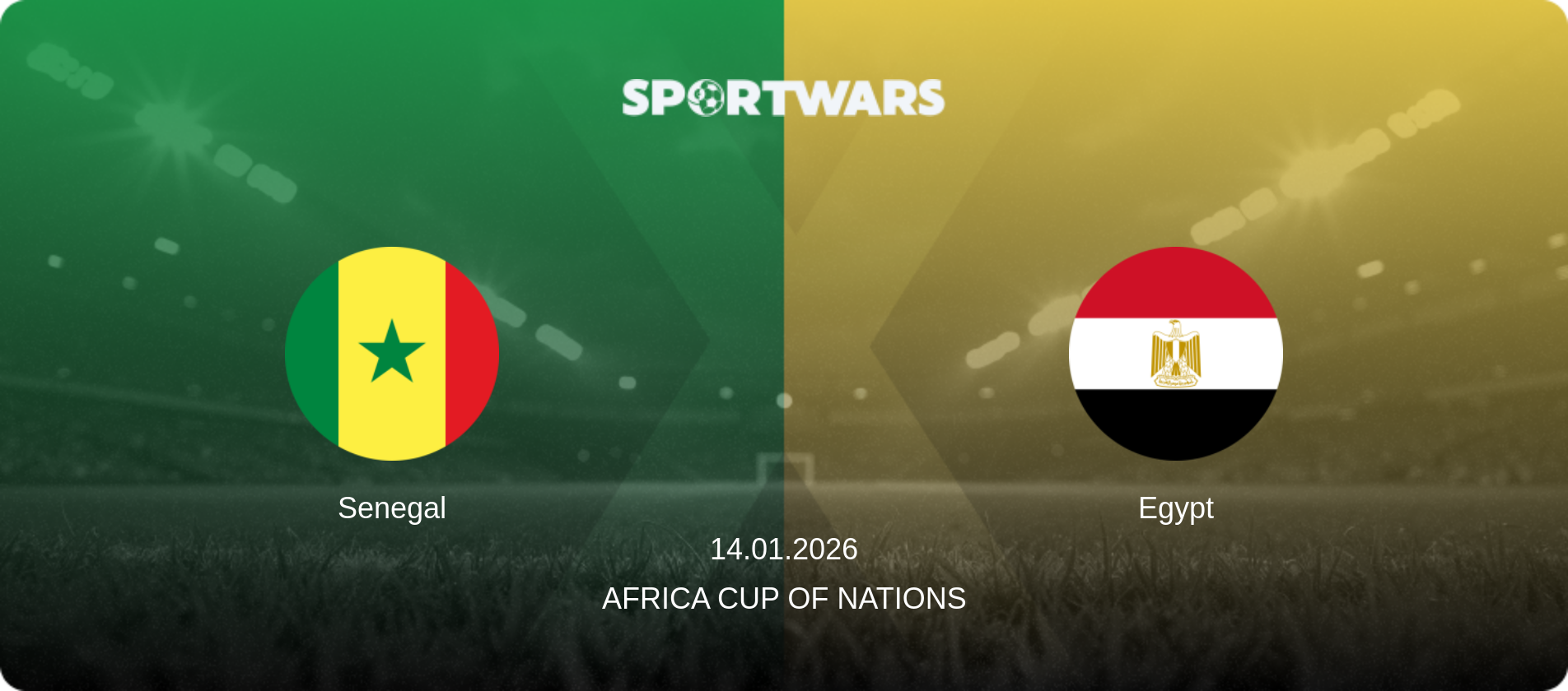 Senegal — Egypt, 14.01.2026 — Africa Cup of Nations (match preview)