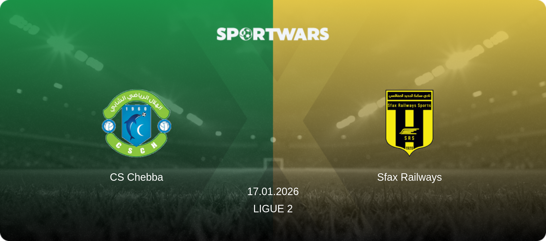 CS Chebba — Sfax Railways, 17.01.2026 — Ligue 2 (match preview)