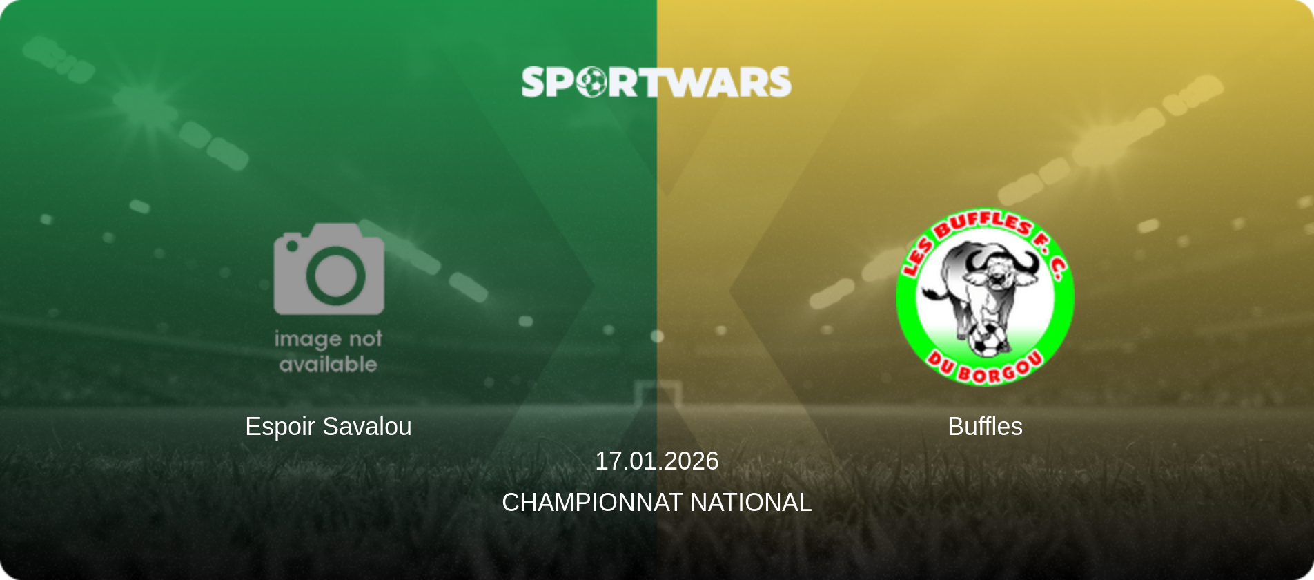 Espoir Savalou — Buffles, 17.01.2026 — Championnat National (match preview)