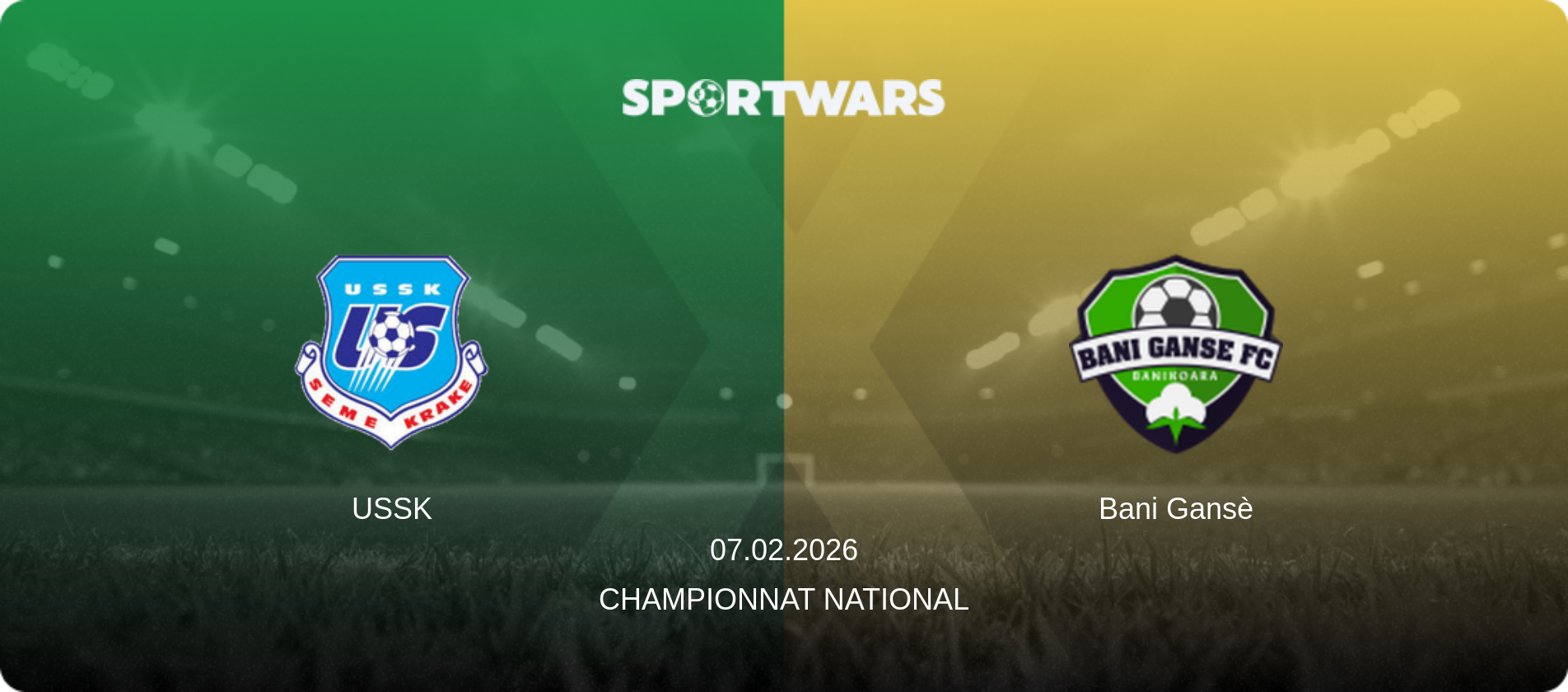 USSK — Bani Gansè, 07.02.2026 — Championnat National (match preview)
