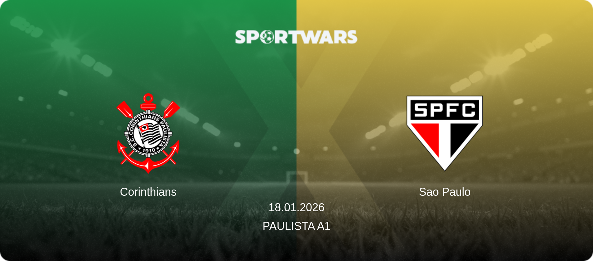 Corinthians — Sao Paulo, 18.01.2026 — Paulista A1 (match preview)