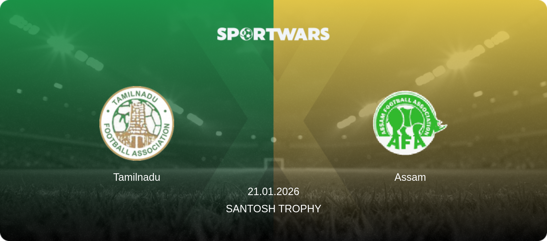 Tamilnadu — Assam, 21.01.2026 — Santosh Trophy (match preview)