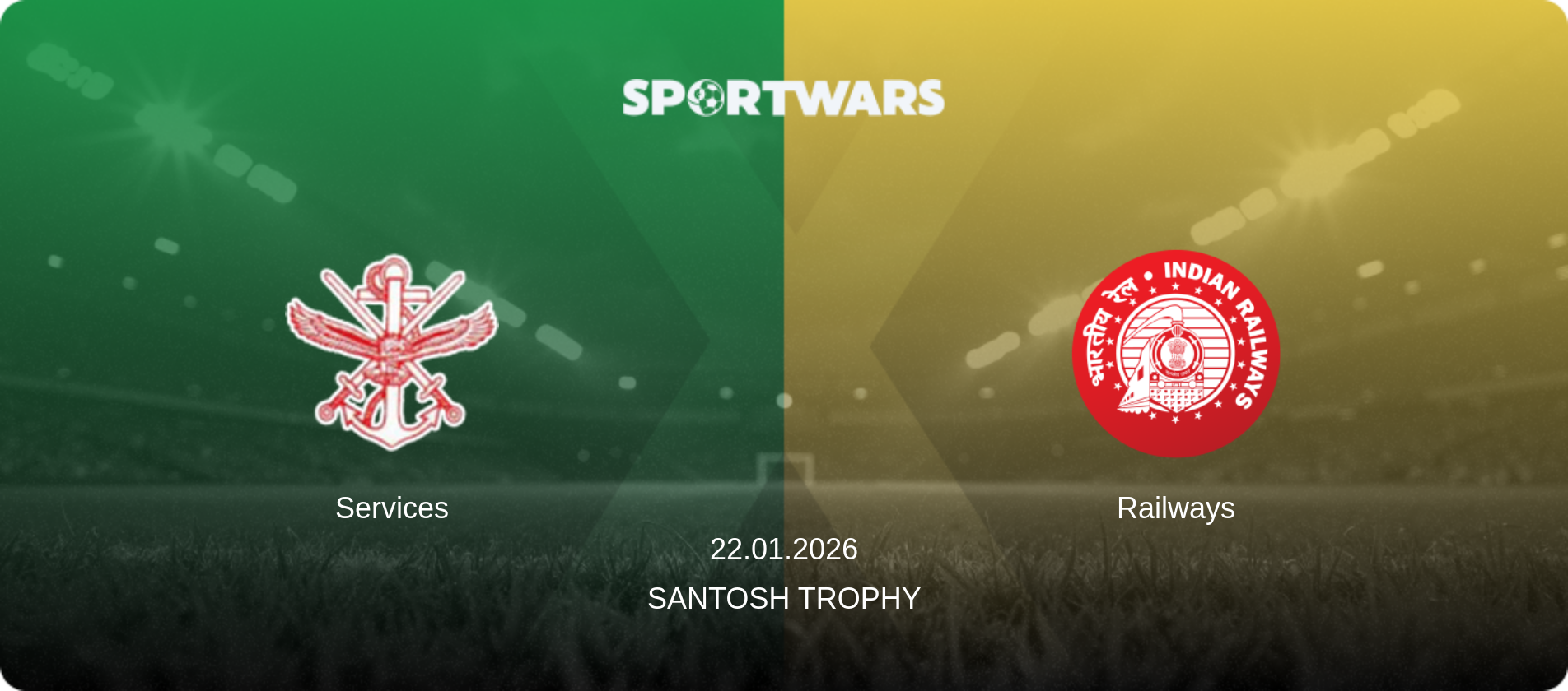 Services — Railways, 22.01.2026 — Santosh Trophy (match preview)
