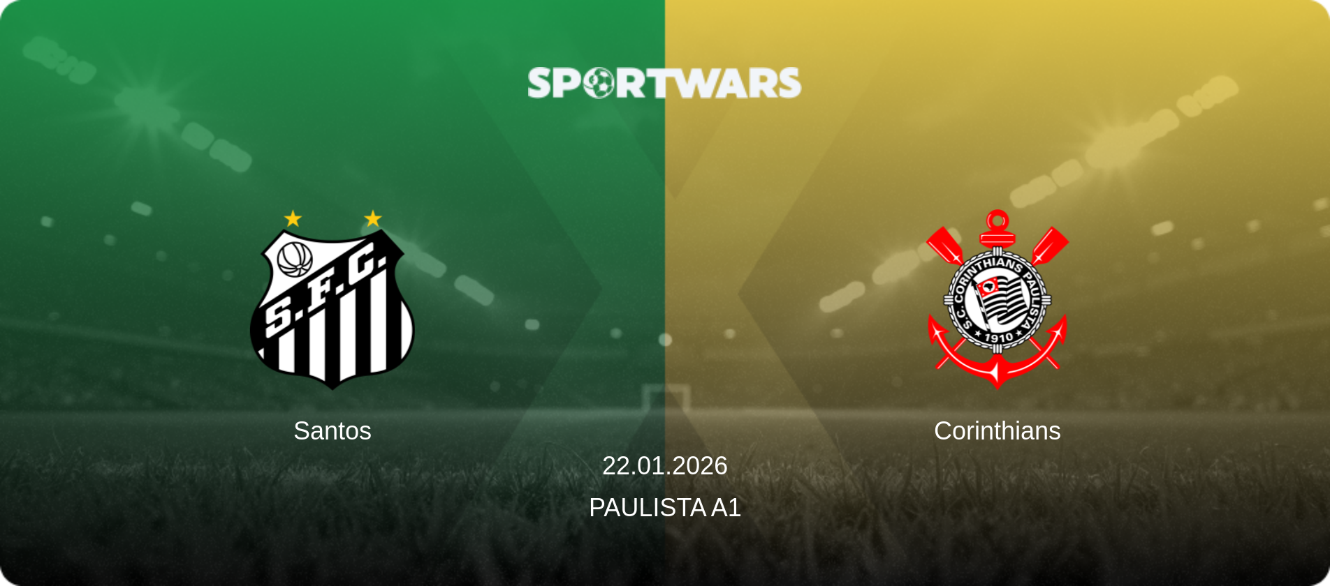 Santos — Corinthians, 22.01.2026 — Paulista A1 (match preview)