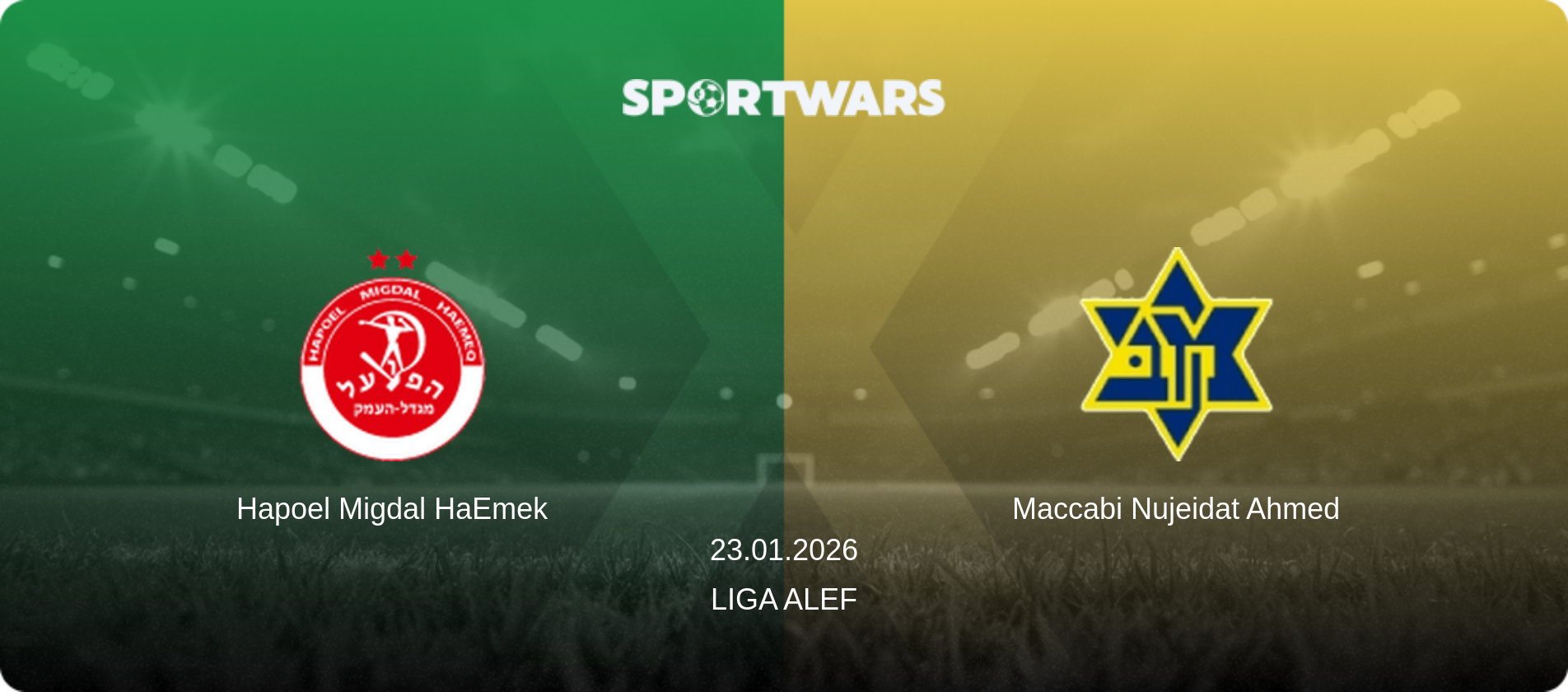 Hapoel Migdal HaEmek — Maccabi Nujeidat Ahmed, 23.01.2026 — Liga Alef (match preview)