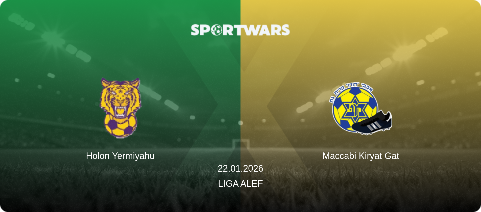 Holon Yermiyahu — Maccabi Kiryat Gat, 22.01.2026 — Liga Alef (match preview)