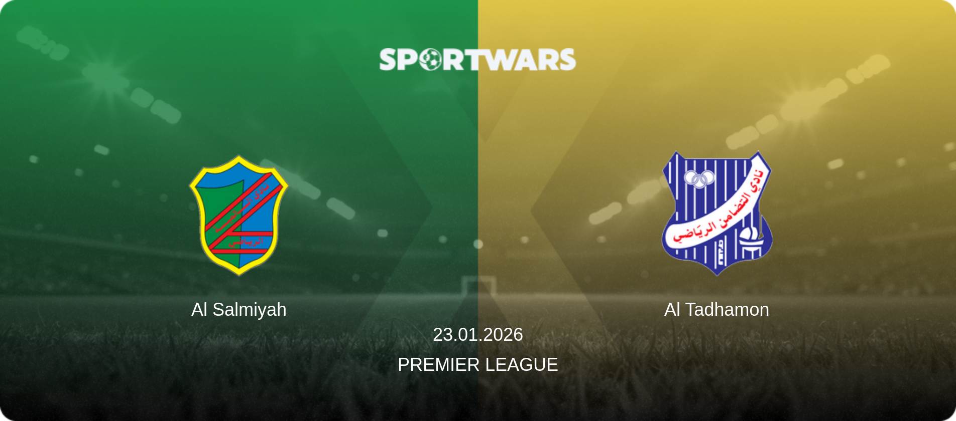 Al Salmiyah — Al Tadhamon, 23.01.2026 — Premier League (match preview)