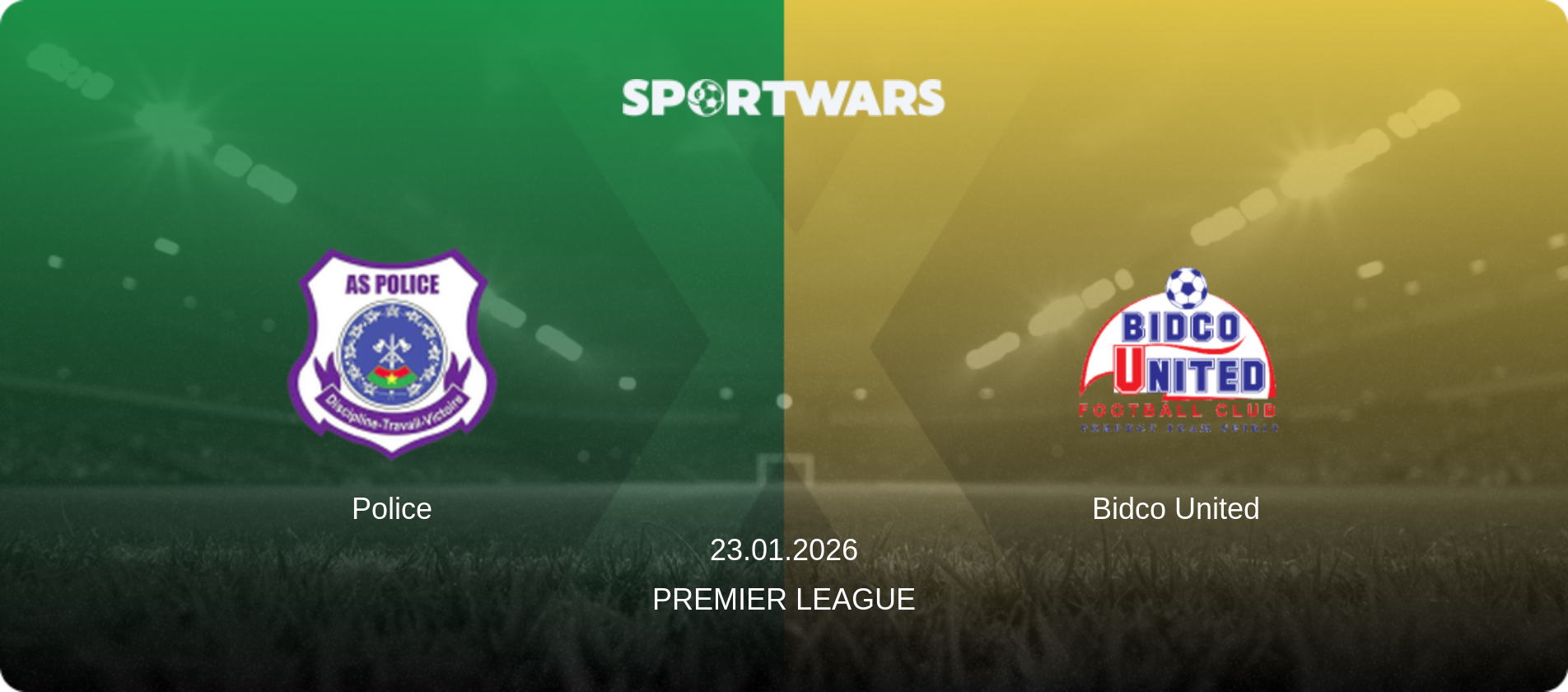 Police — Bidco United, 23.01.2026 — Premier League (match preview)