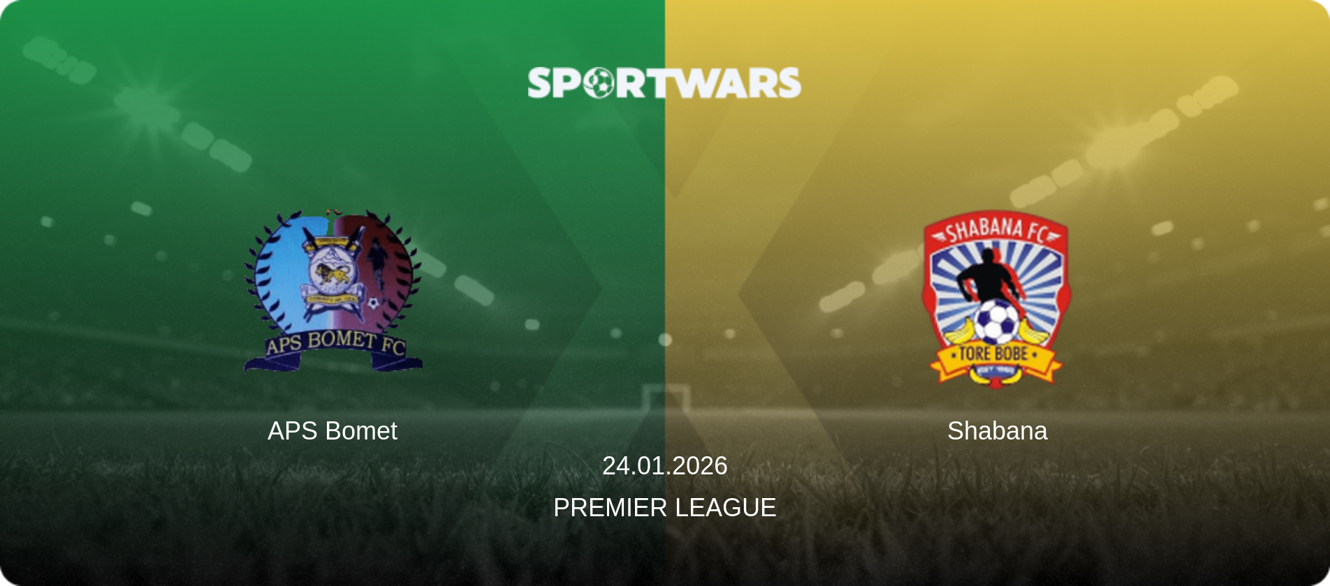 APS Bomet — Shabana, 24.01.2026 — Premier League (match preview)