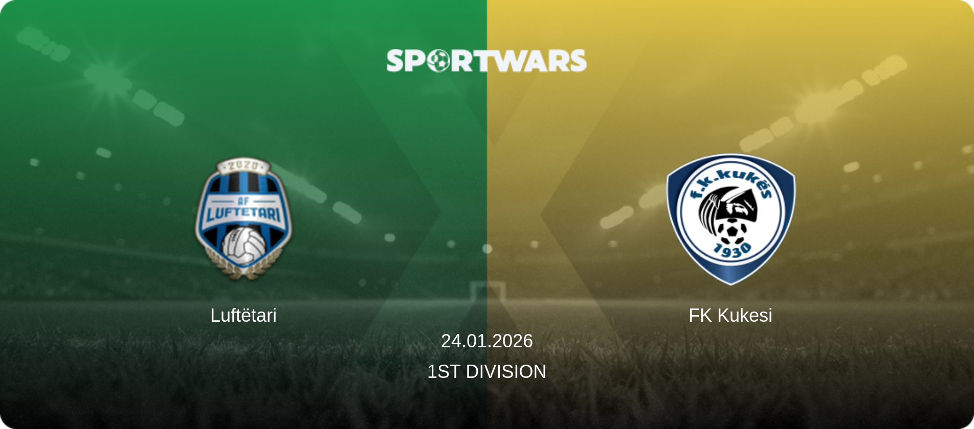 Luftëtari — FK Kukesi, 24.01.2026 — 1st Division (match preview)