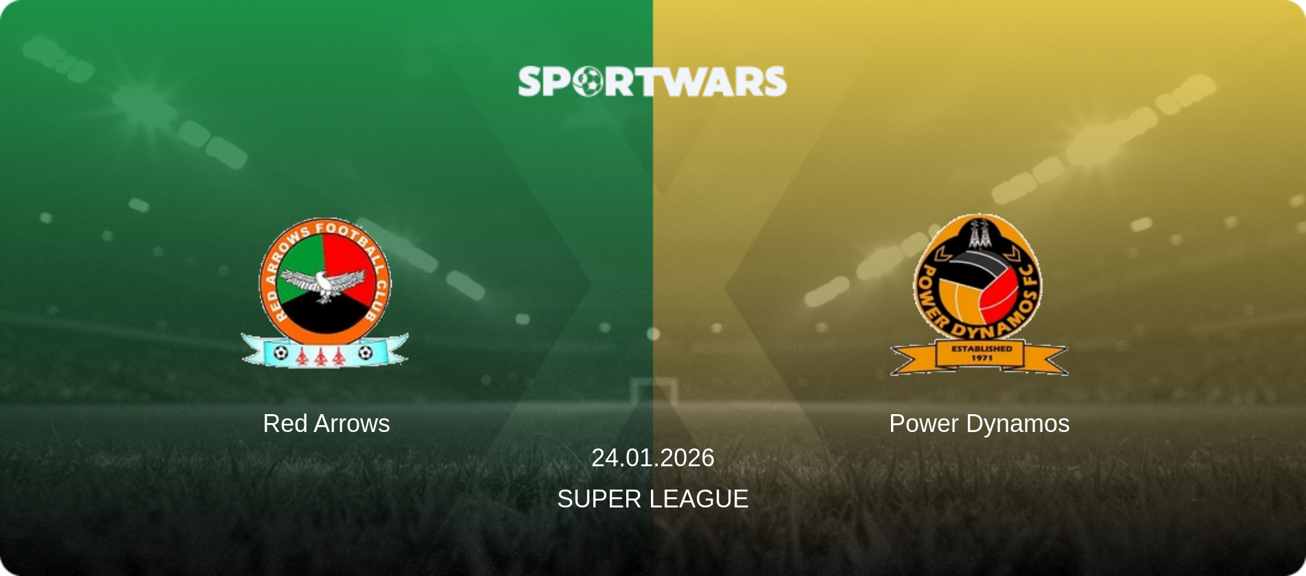 Red Arrows — Power Dynamos, 24.01.2026 — Super League (match preview)