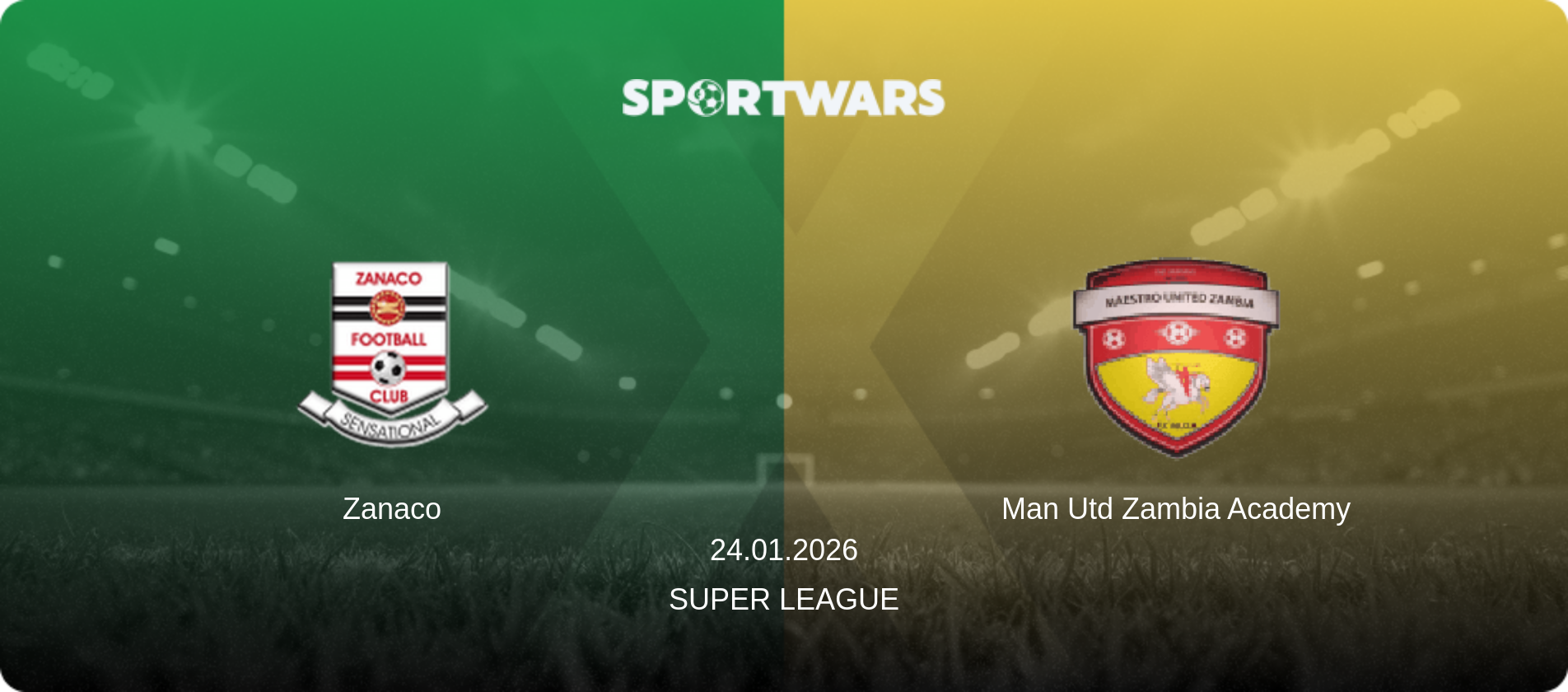 Zanaco — Man Utd Zambia Academy, 24.01.2026 — Super League (match preview)