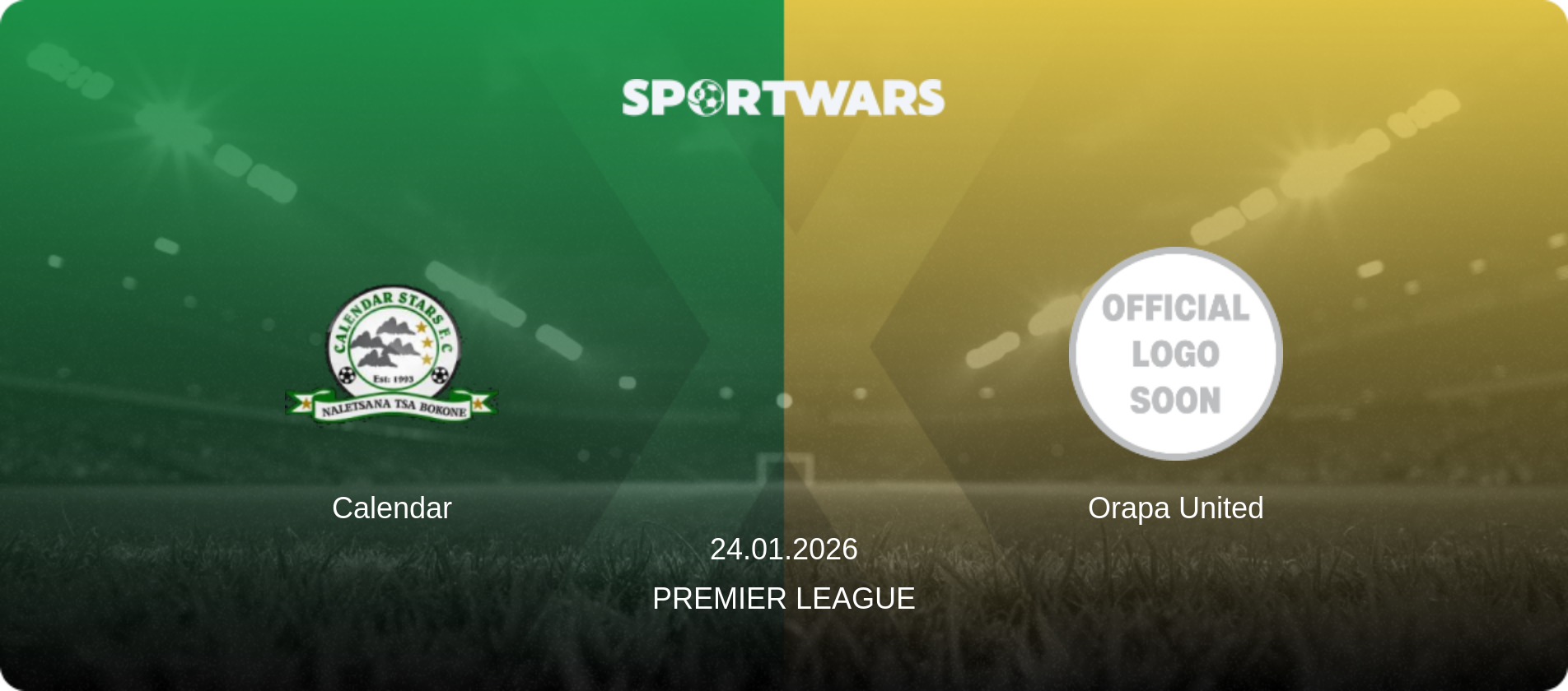 Calendar — Orapa United, 24.01.2026 — Premier League (match preview)