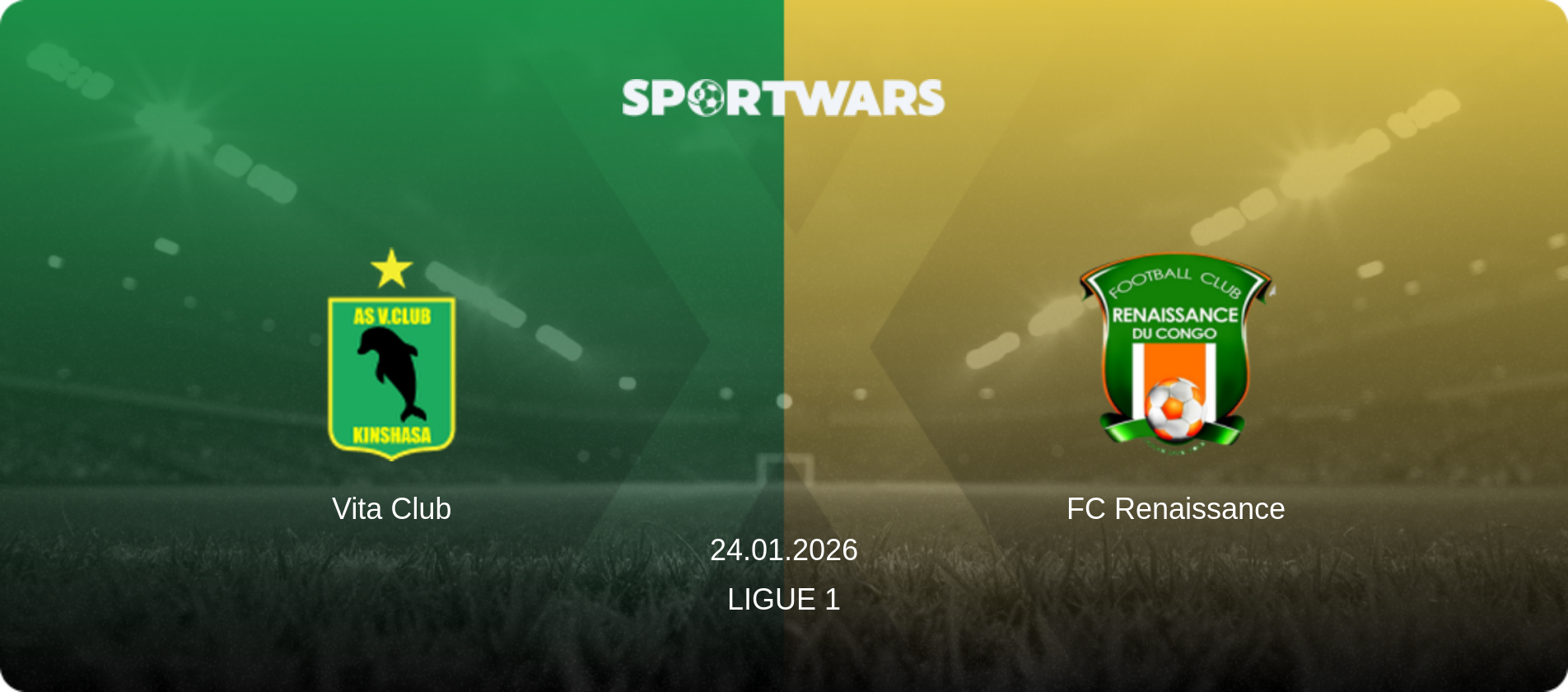 Vita Club — FC Renaissance, 24.01.2026 — Ligue 1 (match preview)