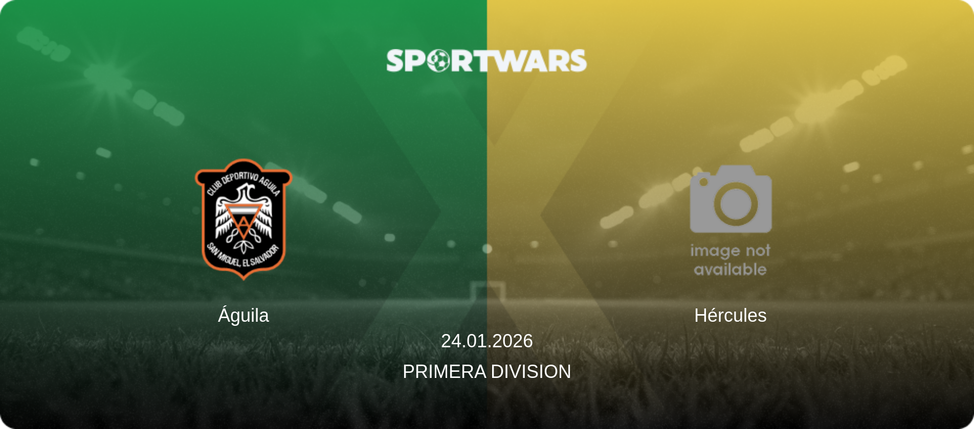 Águila — Hércules, 24.01.2026 — Primera Division (match preview)
