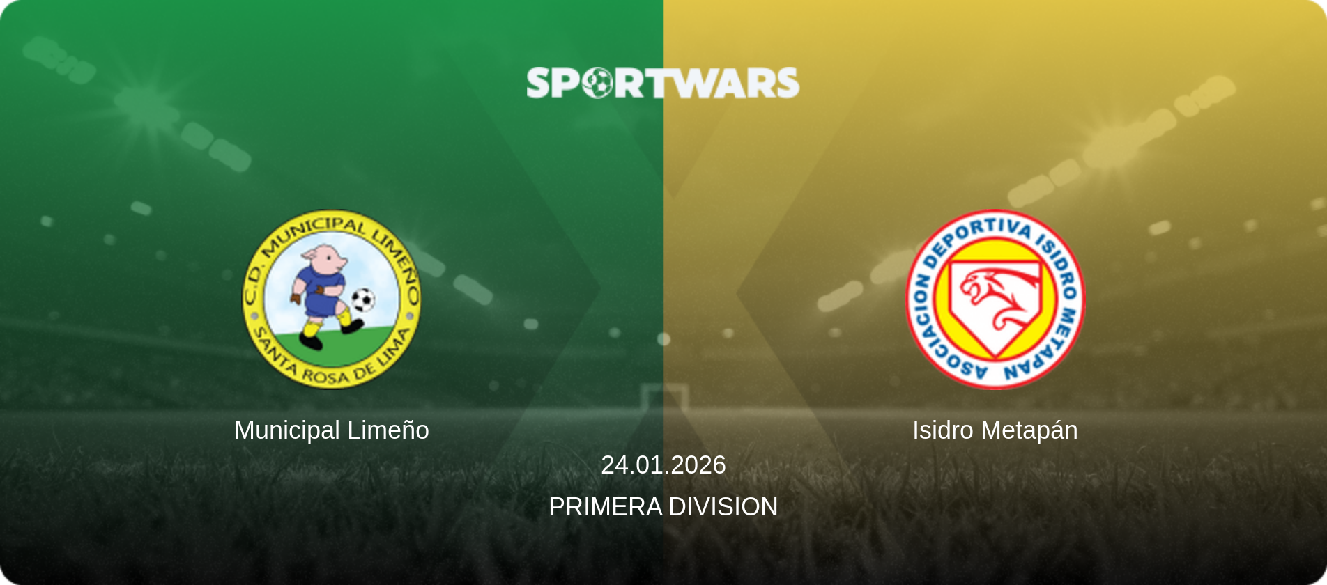 Municipal Limeño — Isidro Metapán, 24.01.2026 — Primera Division (match preview)