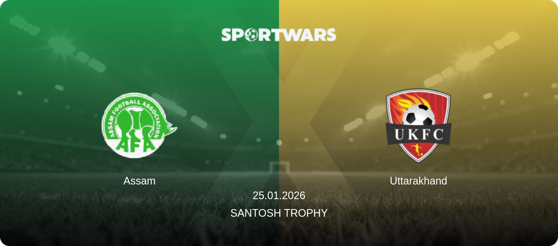 Assam — Uttarakhand, 25.01.2026 — Santosh Trophy (match preview)