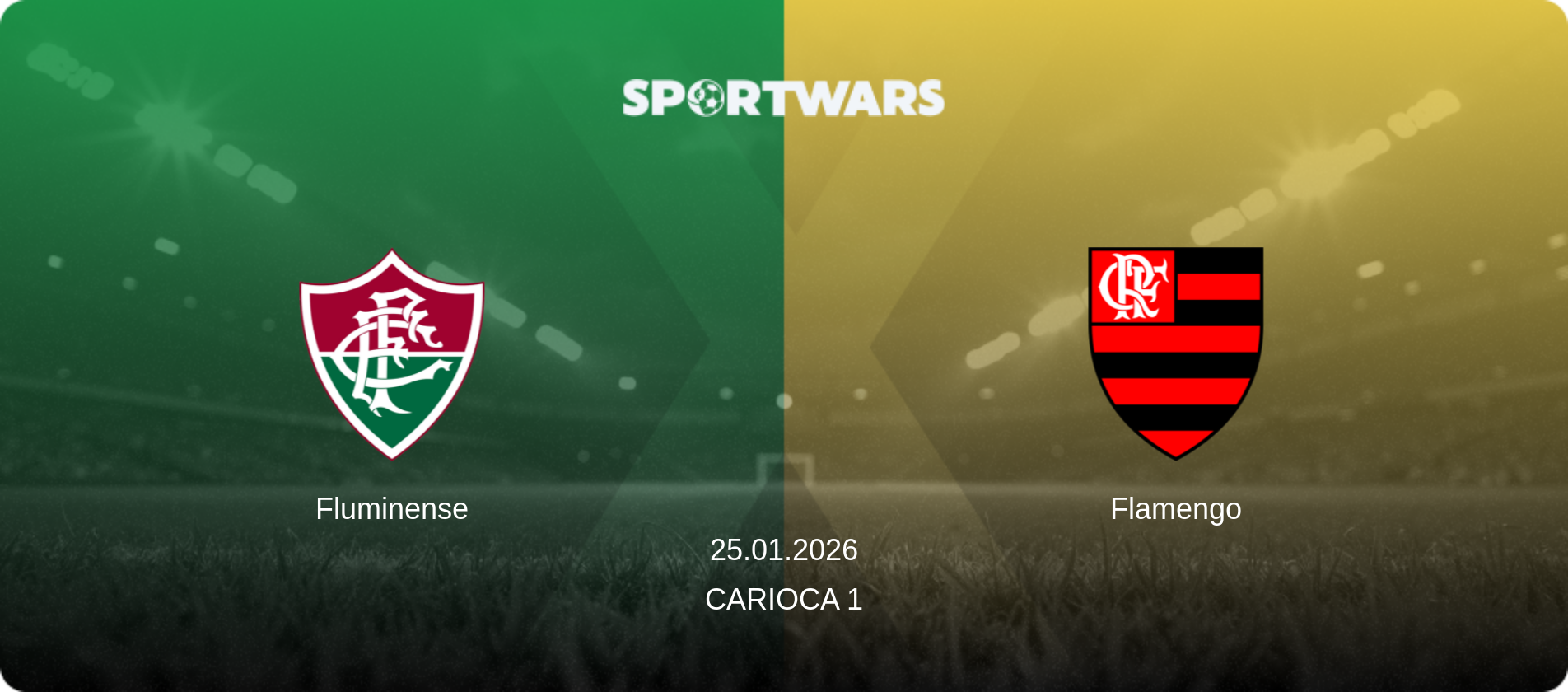 Fluminense — Flamengo, 25.01.2026 — Carioca 1 (match preview)