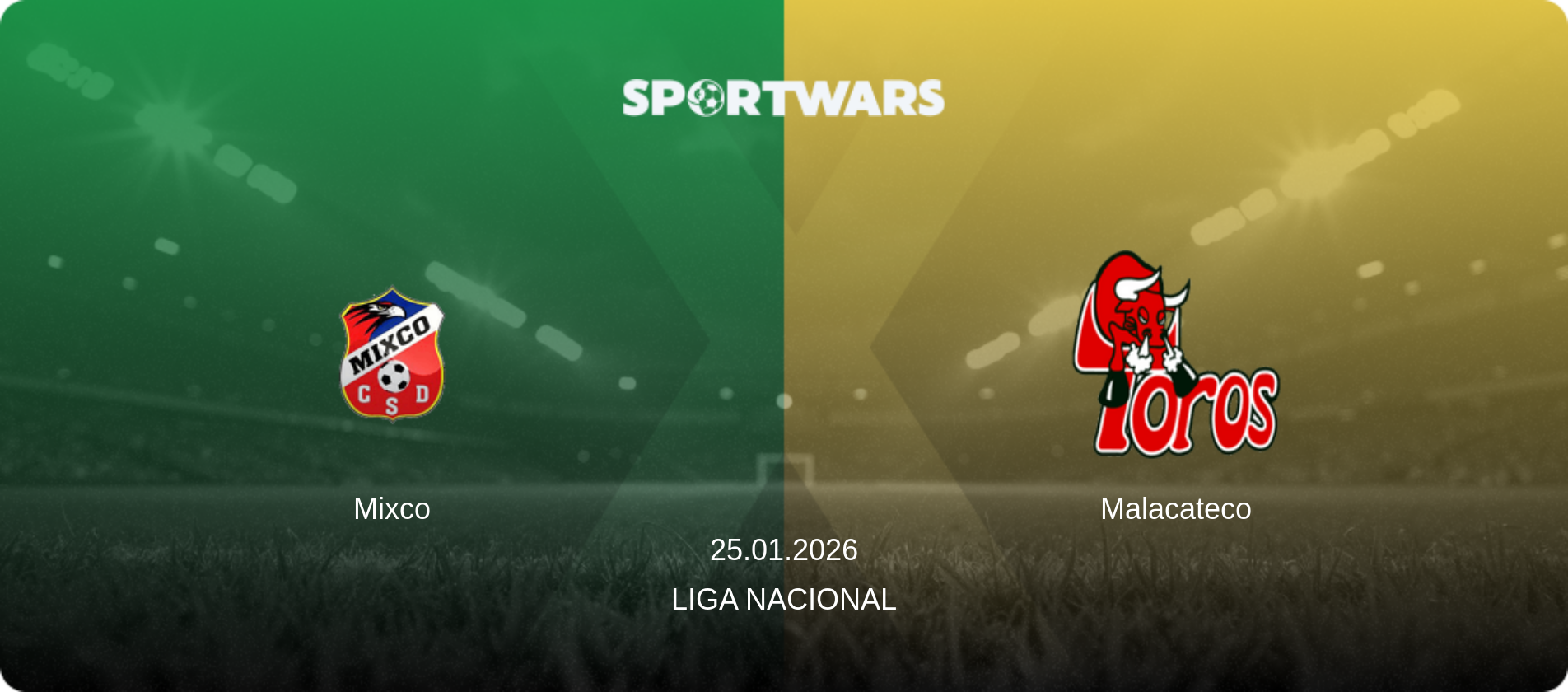 Mixco — Malacateco, 25.01.2026 — Liga Nacional (match preview)