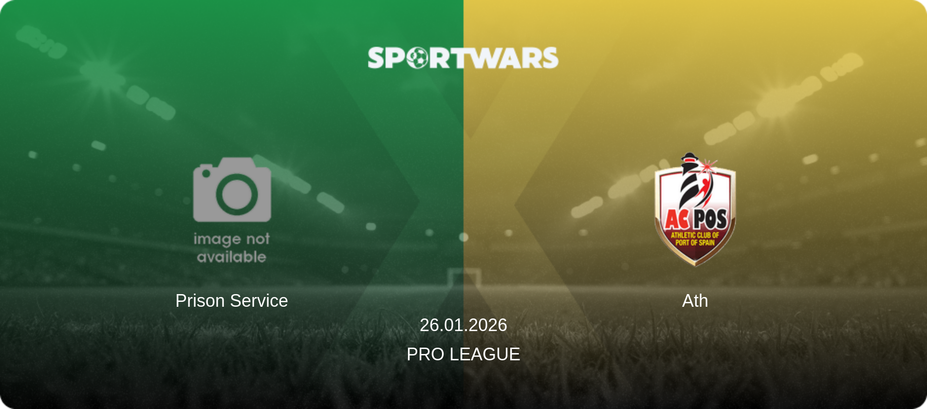 Prison Service — Ath, 26.01.2026 — Pro League (match preview)