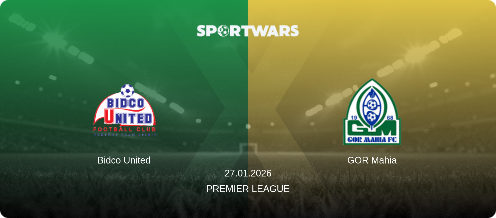 Bidco United — GOR Mahia, 27.01.2026 — Premier League (match preview)