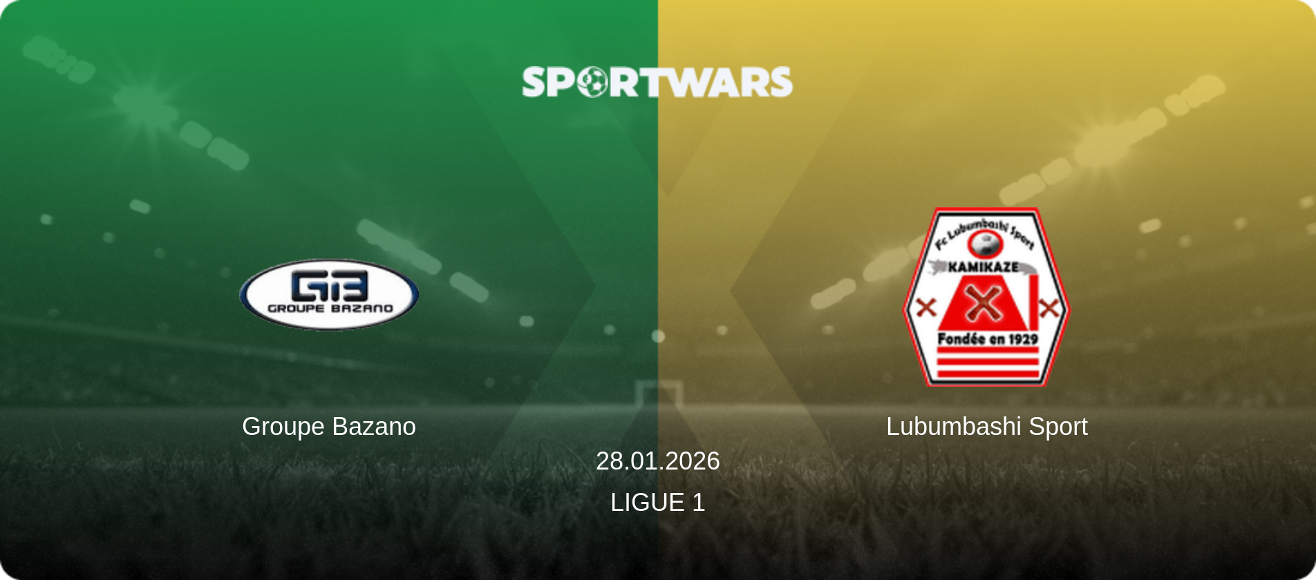 Groupe Bazano — Lubumbashi Sport, 28.01.2026 — Ligue 1 (match preview)