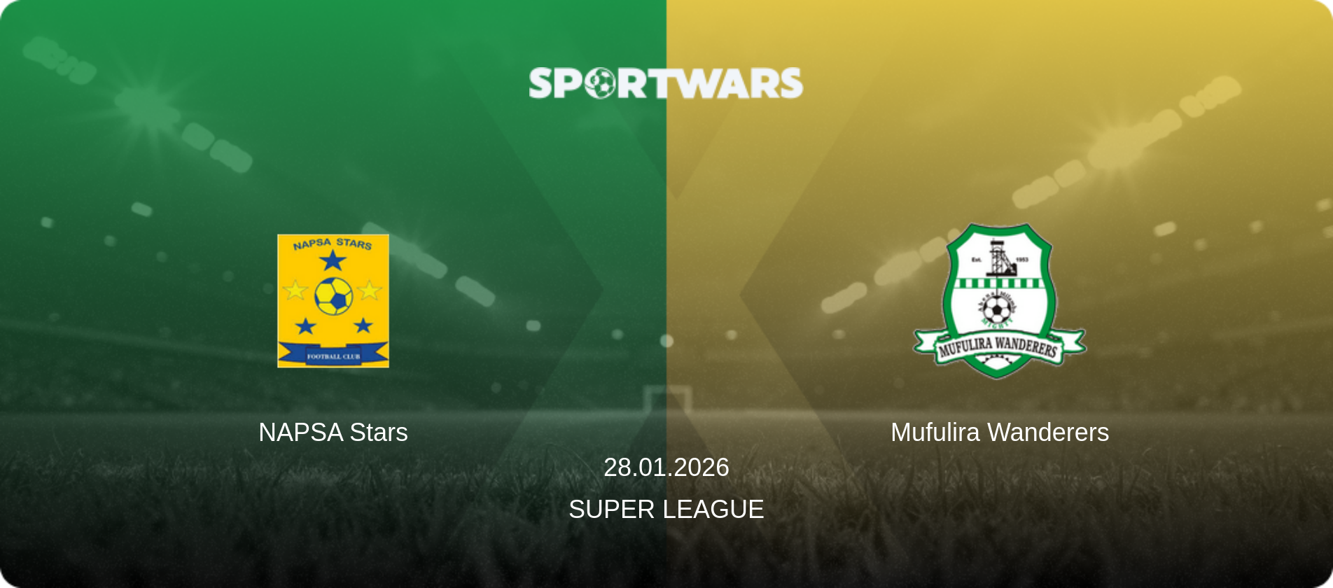 NAPSA Stars — Mufulira Wanderers, 28.01.2026 — Super League (match preview)