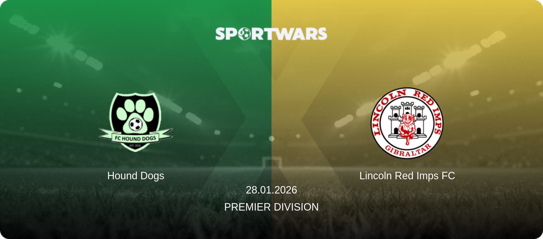 Hound Dogs — Lincoln Red Imps FC, 28.01.2026 — Premier Division (match preview)