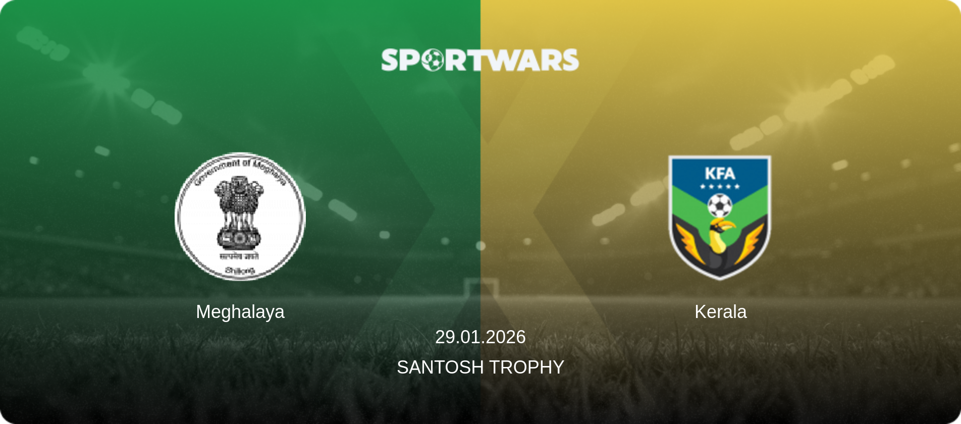 Meghalaya — Kerala, 29.01.2026 — Santosh Trophy (match preview)