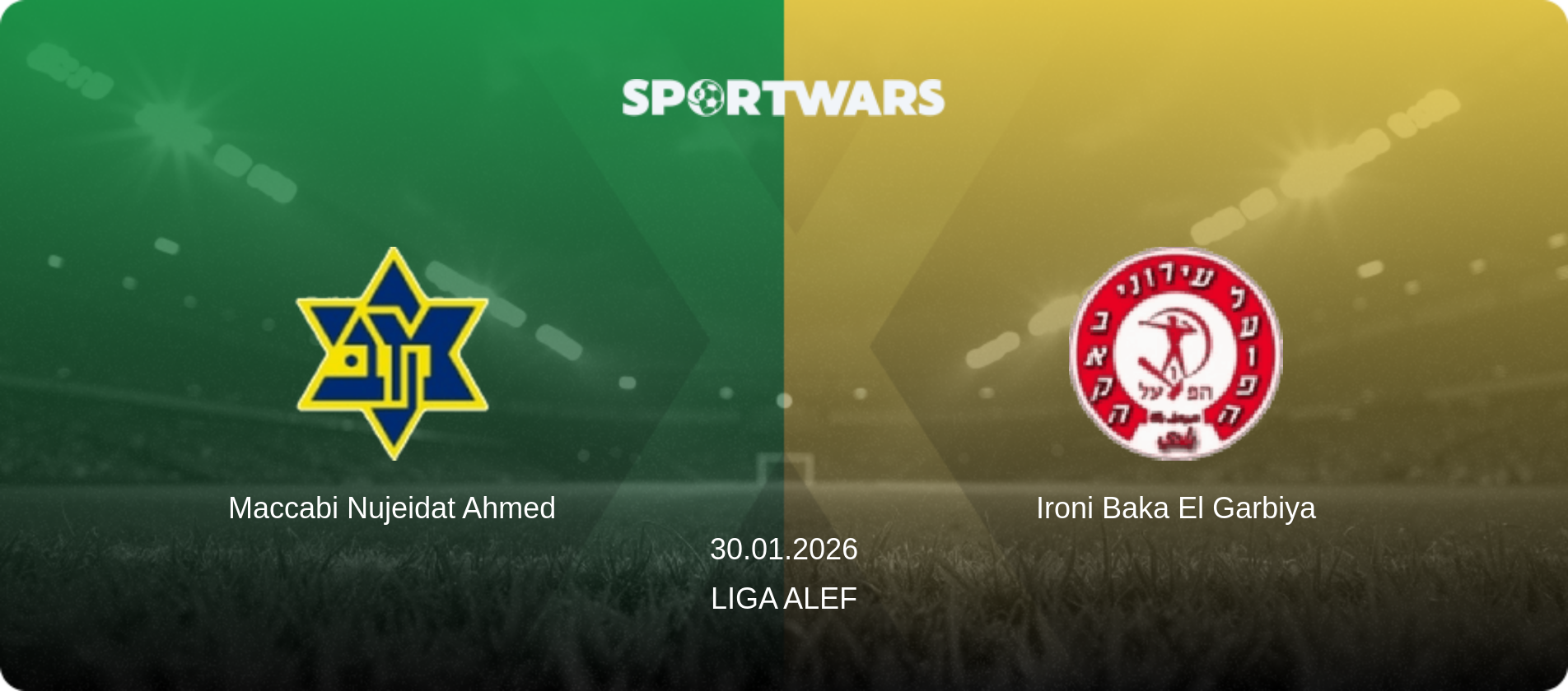 Maccabi Nujeidat Ahmed — Ironi Baka El Garbiya, 30.01.2026 — Liga Alef (match preview)