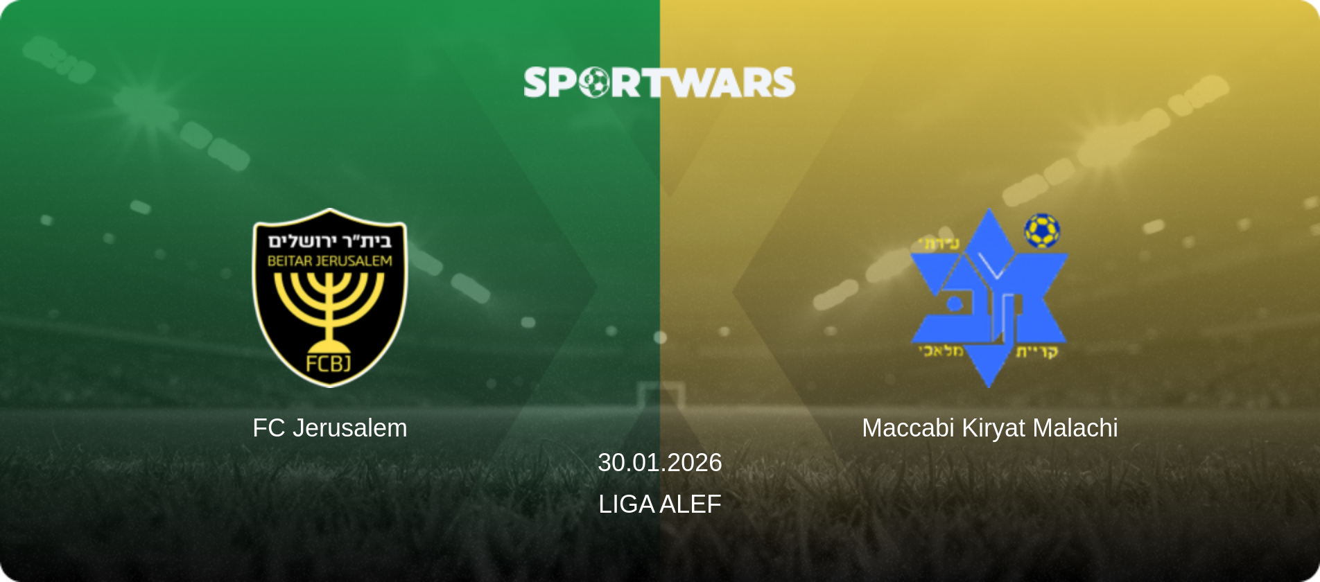 FC Jerusalem — Maccabi Kiryat Malachi, 30.01.2026 — Liga Alef (match preview)