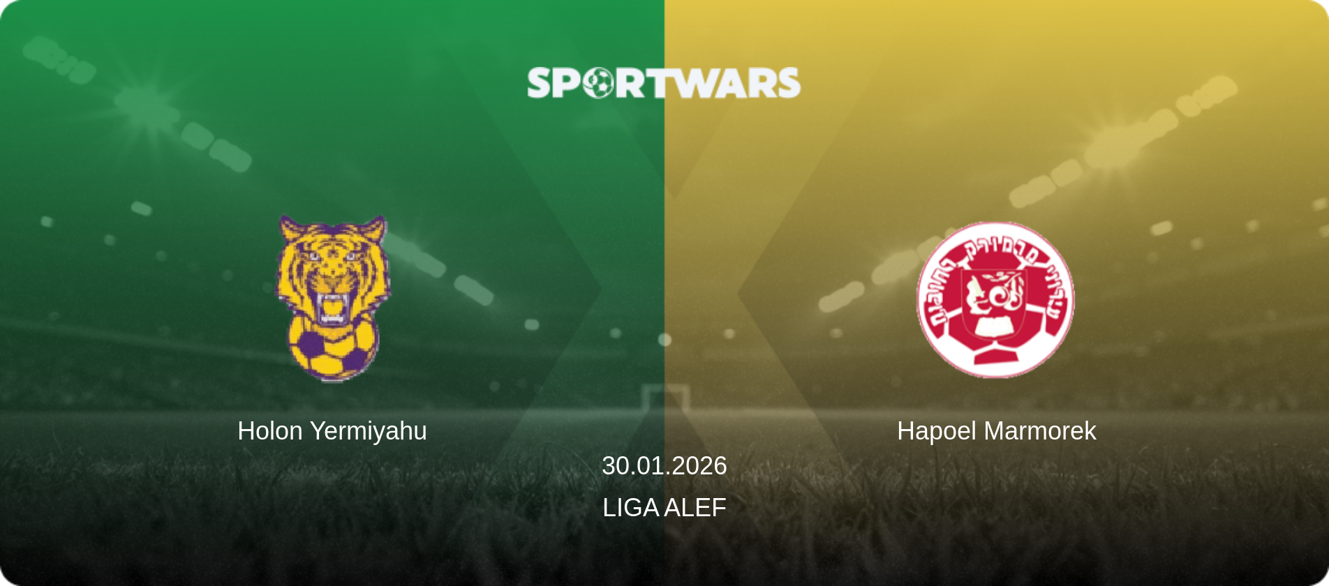 Holon Yermiyahu — Hapoel Marmorek, 30.01.2026 — Liga Alef (match preview)
