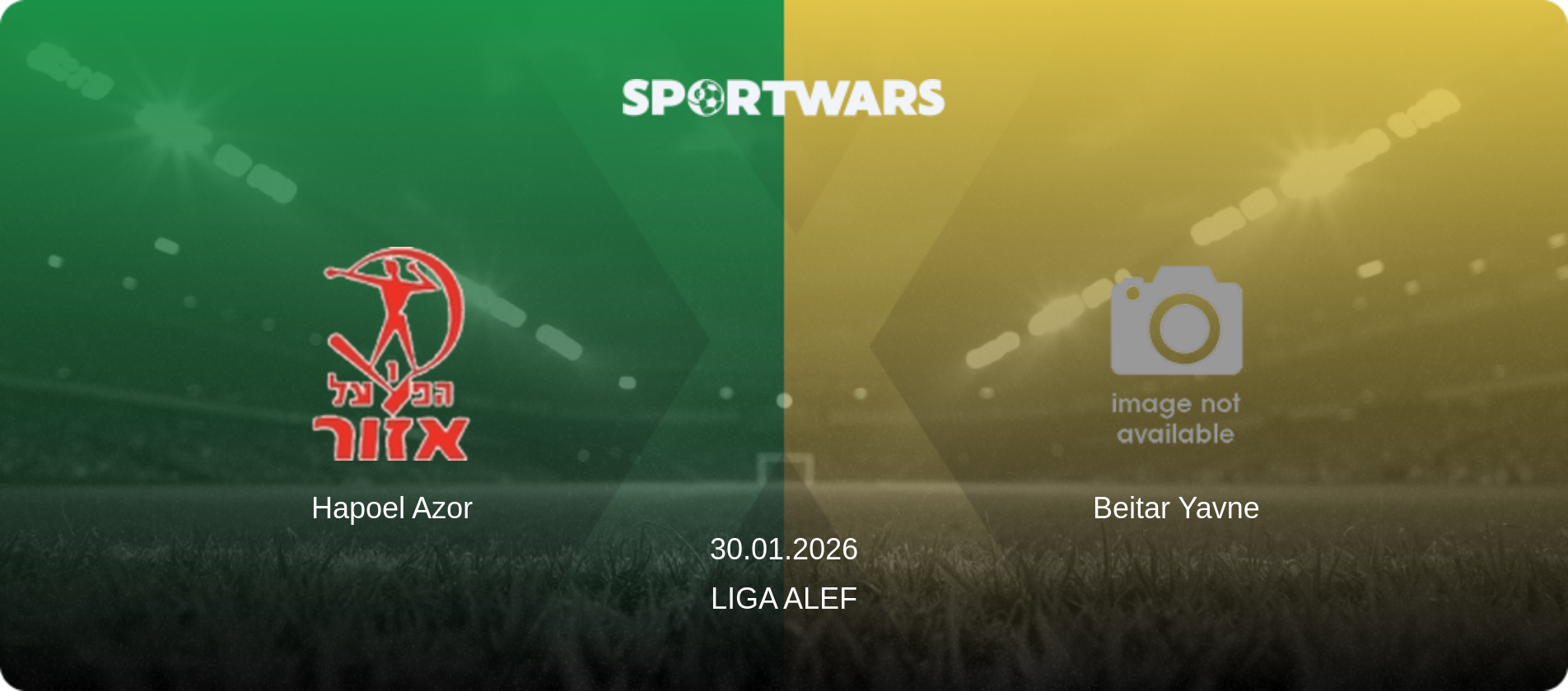 Hapoel Azor — Beitar Yavne, 30.01.2026 — Liga Alef (match preview)