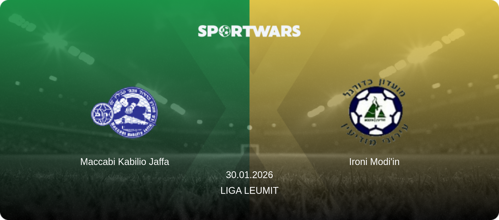 Maccabi Kabilio Jaffa — Ironi Modi'in, 30.01.2026 — Liga Leumit (match preview)