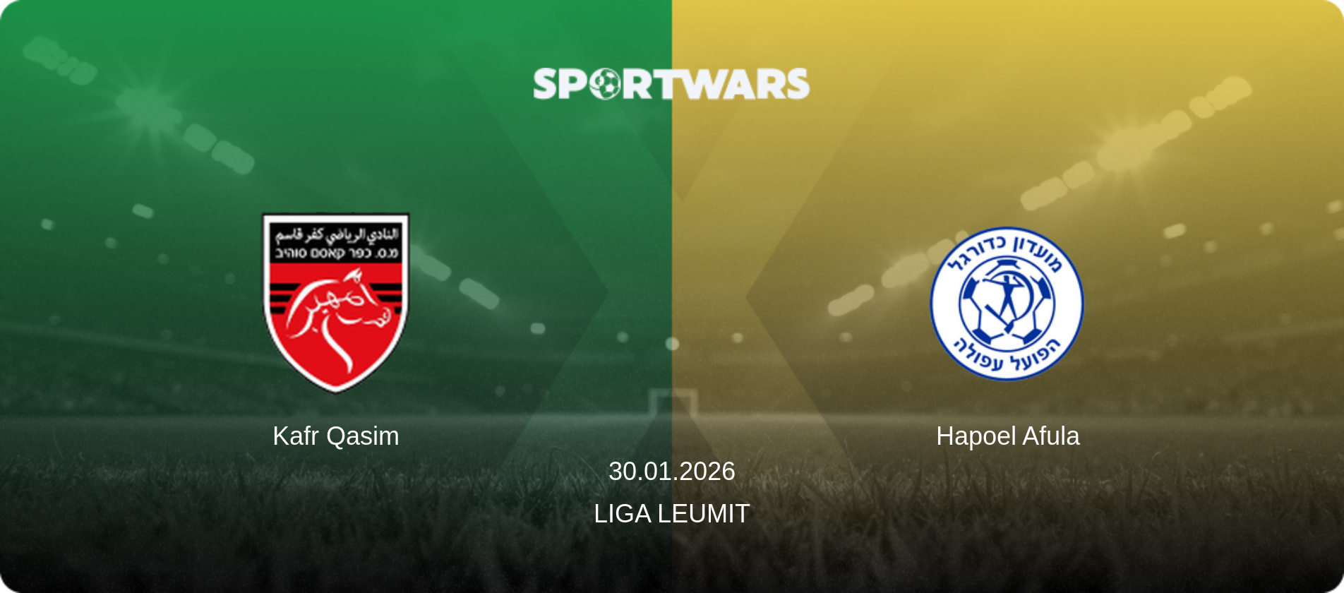 Kafr Qasim — Hapoel Afula, 30.01.2026 — Liga Leumit (match preview)
