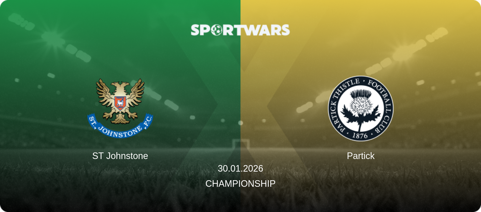 ST Johnstone — Partick, 30.01.2026 — Championship (match preview)