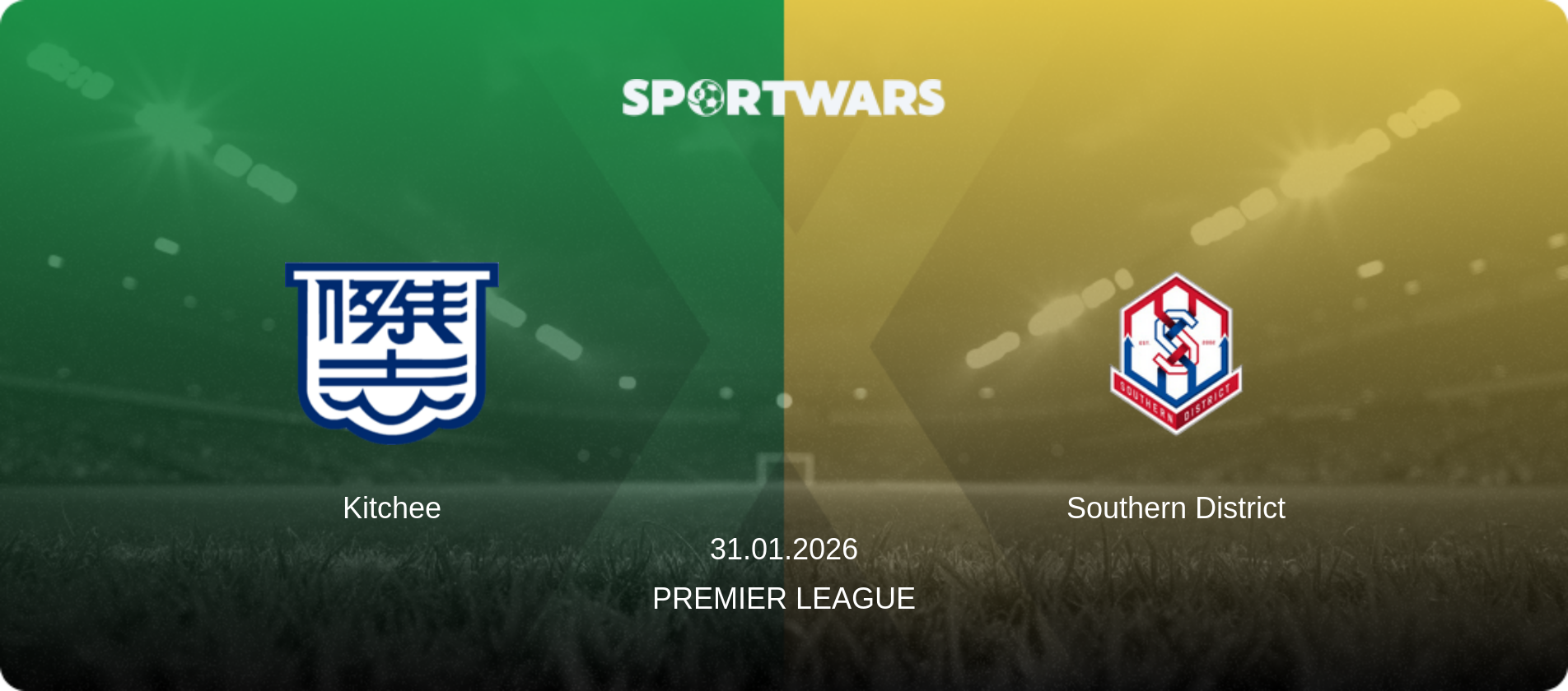 Kitchee — Southern District, 31.01.2026 — Premier League (match preview)