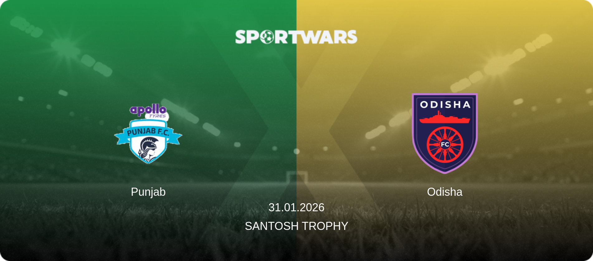 Punjab — Odisha, 31.01.2026 — Santosh Trophy (match preview)