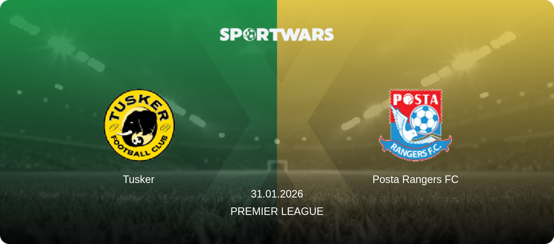 Tusker — Posta Rangers FC, 31.01.2026 — Premier League (match preview)