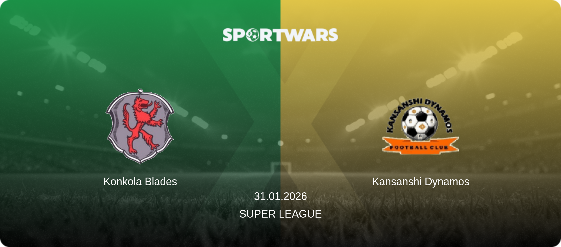 Konkola Blades — Kansanshi Dynamos, 31.01.2026 — Super League (match preview)